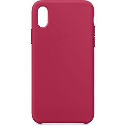 COQUE SOFT TOUCH COLOR IPHONE XS MAX ROSE RED