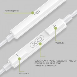 KIT PIETON LIGHTNING BLUETOOTH XO EP 13 BLANC