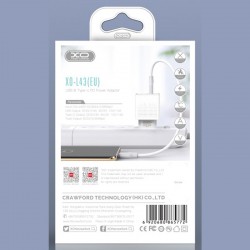 CHARGEUR QUICK CHARGE 18W TYPE-C XO L43 BLANC