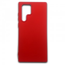 COQUE SOFT TOUCH COLOR S22 ULTRA RED