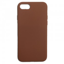 COQUE SOFT TOUCH COLOR IPHONE 7+/8+ BROWN