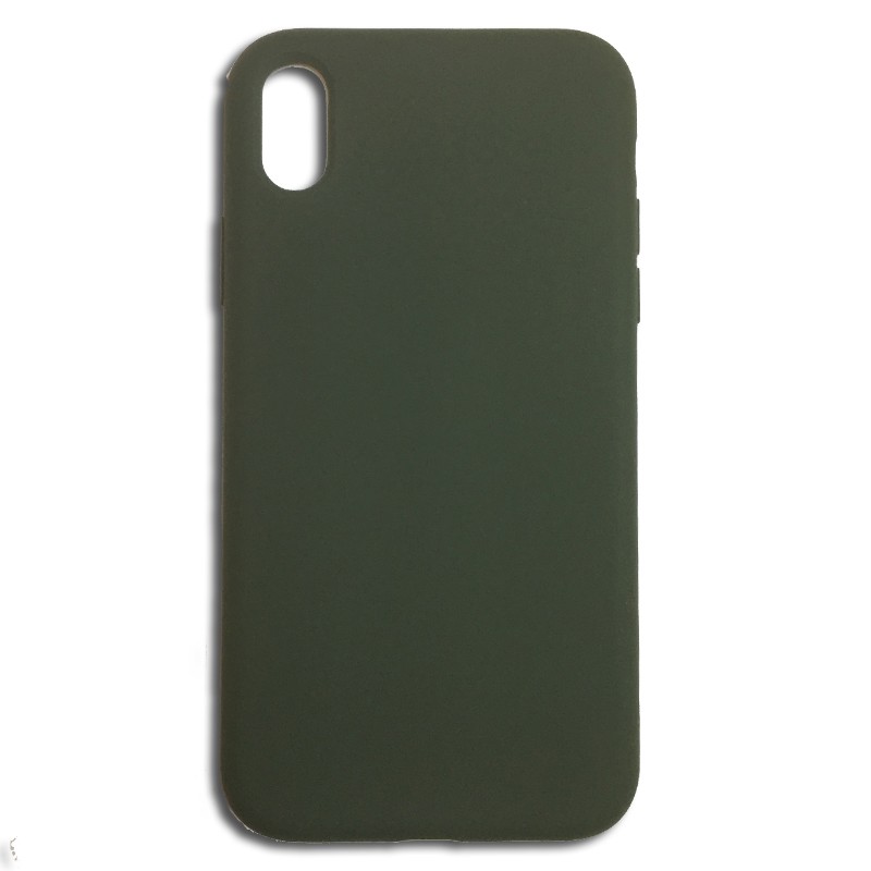 COQUE SOFT TOUCH COLOR IPHONE XS MAX PINE GREEN
