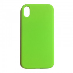 COQUE SOFT TOUCH COLOR IPHONE XR SHINY GREEN