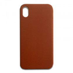 COQUE SOFT TOUCH COLOR IPHONE XR BROWN