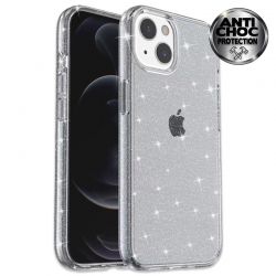 COQUE SHINY ANTICHOC IPHONE 13 PRO ARGENT