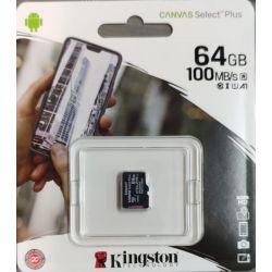 CARTE SD KINGSTON 64 GB CL.10 SANS ADAPTATEUR
