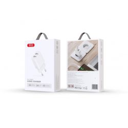 CHARGEUR SECTEUR XO L109 2.4A 2XUSB BLANC